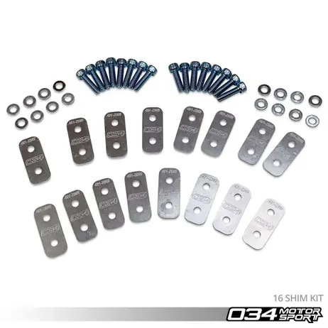 034Motorsport 16 Piece Camber Shim Kit, Audi Gen 1/1.5 R8 4.2 V8 & 5.2 V10 Express Delivery
