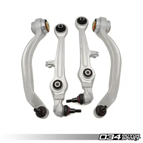 034Motorsport Density Line Lower Control Arm Kit, Early B5/C5 Audi S4/RS4 & A6/S6/RS6, B5 Passat With Aluminum Uprights Premium