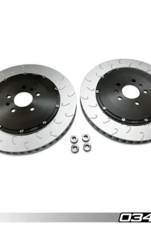 034Motorsport Stage 2 2-piece 390mm Floating Front Brake Rotor Upgrade Kit For Audi R8 Gen 1 & Gen 1.5 Next Day Delivery