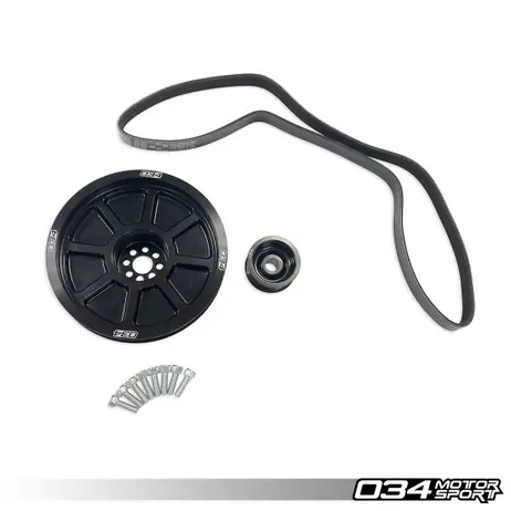 034Motorsport Dual Pulley Hardware Kit, 190mm, Audi B8 S4/S5/Q5/SQ5, C7 A6/A7, D4 A8 3.0 Tfsi Shop Now
