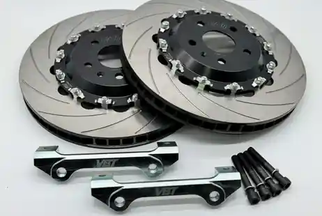 Vagbremtechnic Front Disc Kit - 2 Piece 362x32mm - Audi RS3 (8V) and TTRS (8S) with 8 Pot Brembo Caliper Budget