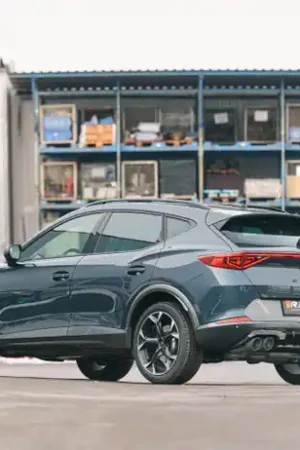 Final Sale Remus Racing GPF back System Valved 102 mm angled, straight cut, chromed - Formentor 2.0 TSI 4Drive