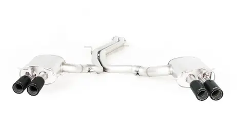 Remus Non-Resonated Cat back System Valved Chrome tail pipes - RS4 2.9 V6 Save Now