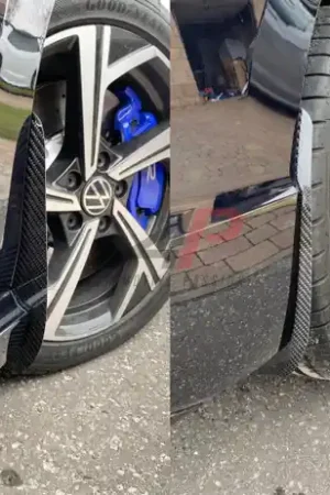 AP Design Front & Rear Carbon Arch Guards/Mud Flaps - Golf Mk8 Free Shipping