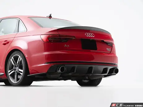 ECS Tuning Gloss Black Rear Diffuser - A4 B9 S-Line Pre-Facelift Cheap