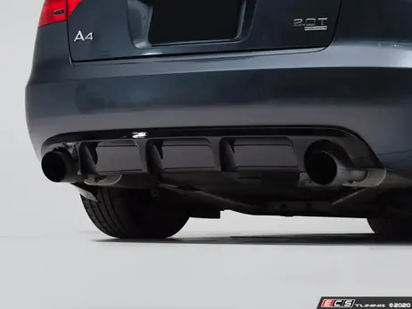 ECS Tuning Gloss Black Rear Diffuser - A4 B7 - Over Stock Clearance Super Sale