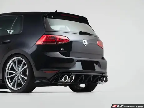 Price Drop ECS Tuning Gloss Black Rear Diffuser - Golf Mk7 R