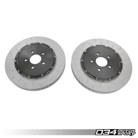 Low Price 034Motorsport 2-piece Floating Front Brake Rotor Upgrade Kit - Audi R8 Gen 1 & Gen 1.5