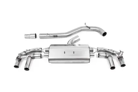 Professional Grade Milltek Particulate Filter-back Exhaust - Non-Resonated (Louder) - Golf 8 R