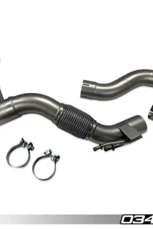 Fast Shipping 034Motorsport Cast Stainless Steel Performance Downpipe - A3 8V / Golf 7 GTI 2WD EA888 Gen 3 1.8T/2.0T
