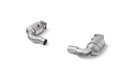 Cheap Akrapovic Link Pipe Set w Cat (SS) - 911 Turbo / Turbo S (991.2)