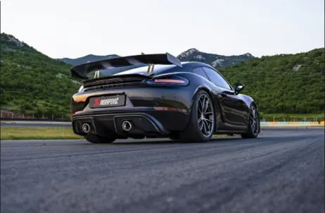 Next Day Delivery Akrapovic Rear Carbon Fiber Diffuser - High Gloss - Boxster / Cayman 718 GTS