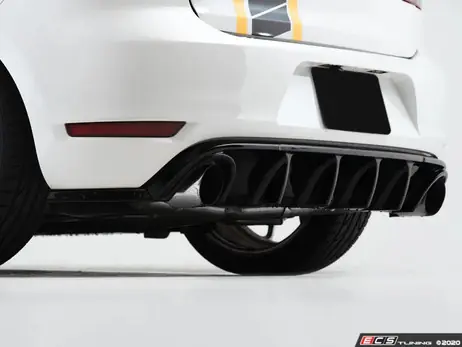 Hassle-Free Returns ECS Tuning Gloss Black Rear Diffuser - Golf Mk6 GTI