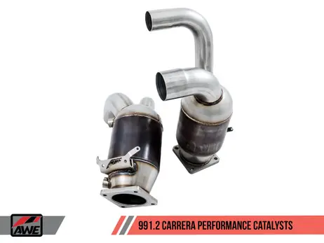 AWE Tuning Performance Catalysts for Porsche 991.2 3.0L - PSE Only Price Drop