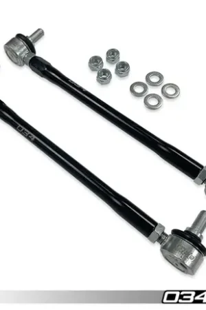 Crafted 034Motorsport Dynamic+ Billet Adjustable Front Sway Bar End Link Kit - Mk5/Mk6/Mk7/Mk8