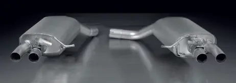 Low Price Remus Exhaust Non-Resonated Cat back System Left/Right with Integrated valves using the OE valve control system with 4 tail pipes 102 mm angled/angled, rolled edge, chromed - Macan 95B 3.0 S + Turbo