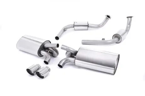 Fresh Stock Milltek Cat-back Exhaust - Resonated (quieter) - Cayman - S 3.4 987 Gen2 - 2009-2013 - SSXPO114_1