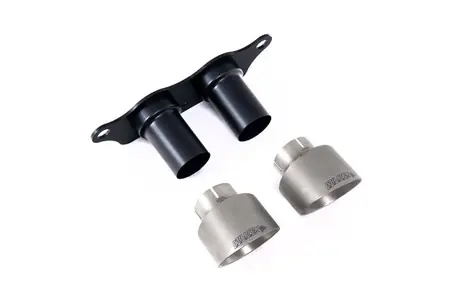 Trusted Brand Milltek Tips - Fits with OE rear Silencer - GT-100 Brushed Titanium Trims - 911 - 991.2 GT3 & GT3 RS - 2018-2020 - SSXPO133