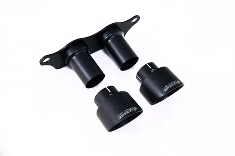 Top Pick Milltek Tips - Fits with OE rear Silencer - GT-100 Cerakote Black Trims - 911 - 991.2 GT3 & GT3 RS - 2018-2020 - SSXPO132
