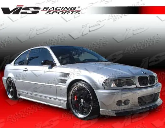 Best Price BMW 3 Series 2DR VIS Racing Euro Tech-2 Side Skirts - 99BME462DET2-004