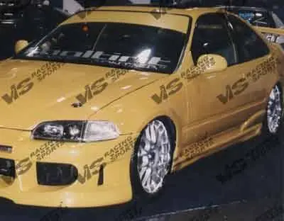 Honda Civic 2DR VIS Racing Fuzion Side Skirts - 92HDCVC2DFUZ-004 Wholesale