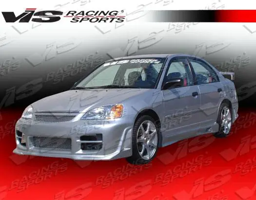 Price Cut Honda Civic 2DR VIS Racing Octane Side Skirts - 01HDCVC2DOCT-004