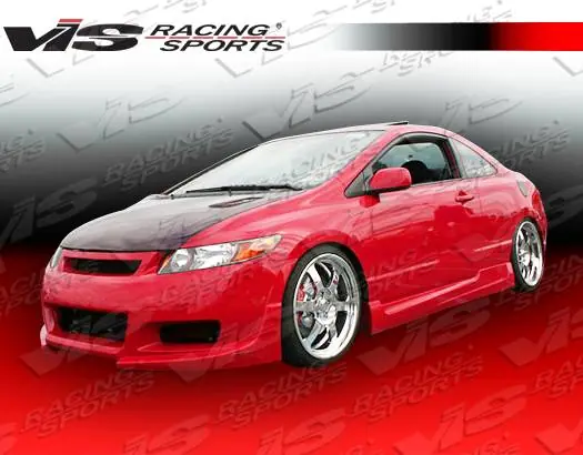 Final Sale Honda Civic 2DR VIS Racing Touring Side Skirts - 06HDCVC2DTOU-004