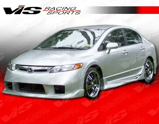 Time-Limited Honda Civic 4DR VIS Racing Alfa Side Skirts - 06HDCVC4DALF-004