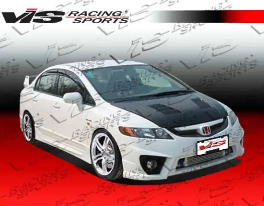 Honda Civic 4DR VIS Racing I-Max Side Skirts - 06HDCVC4DIMAX-004 Direct From Manufacturer
