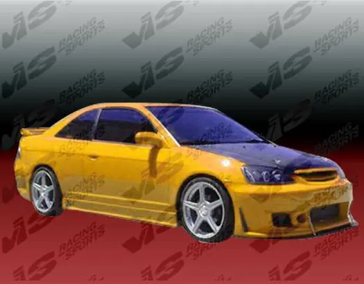 Limited Edition Honda Civic 4DR VIS Racing TSC-3 Side Skirts - 01HDCVC4DTSC3-004