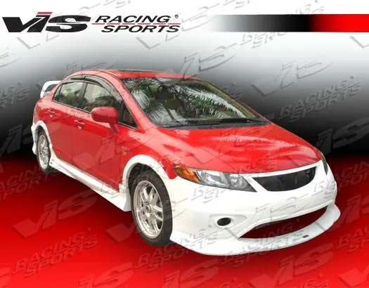 Today Only Honda Civic 4DR VIS Racing Type R Concept Side Skirts - 06HDCVC4DTRC-004