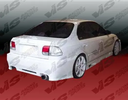 Modern Honda Civic 4DR VIS Racing Z1 boxer Side Skirts - 96HDCVC4DZ1-004