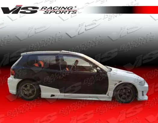 Honda Civic HB VIS Racing J Speed Side Skirts - 92HDCVCHBJSP-004 Money Back Guarantee