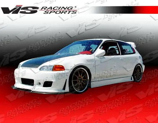 No Minimum Order Honda Civic HB VIS Racing TSC-3 Side Skirts - 92HDCVCHBTSC3-004