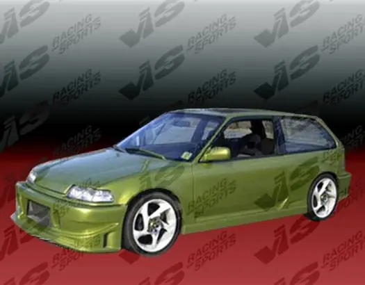 Honda CRX VIS Racing TSC Side Skirts - 88HDCRXHBTSC-004 Weekend Sale