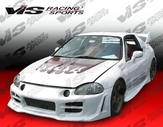 Honda Del Sol VIS Racing Invader Side Skirts - 93HDDEL2DINV-004 Holiday Sale