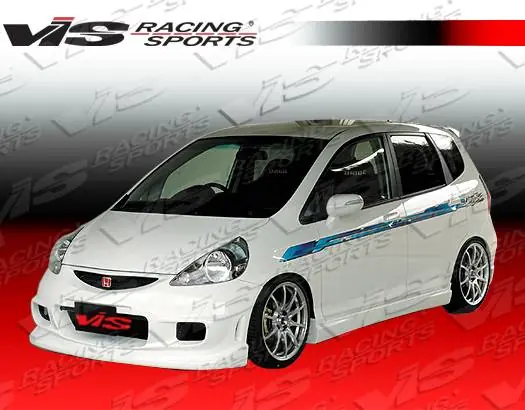 Honda Fit VIS Racing Wings Side Skirts - 07HDFIT4DWIN-004 Price Cut