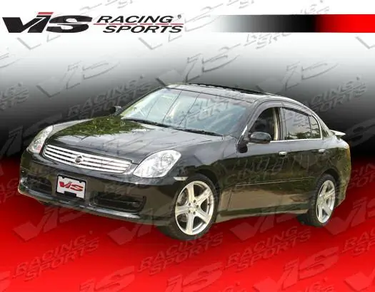 Save Now Infiniti G35 4DR VIS Racing Techno R Side Skirts - 03ING354DTNR-004