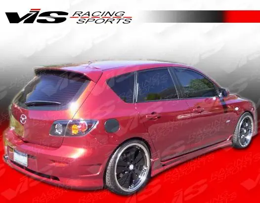 Big Sale Mazda 3 4DR HB VIS Racing Fuzion Side Skirts - 07MZ3HBFUZ-004