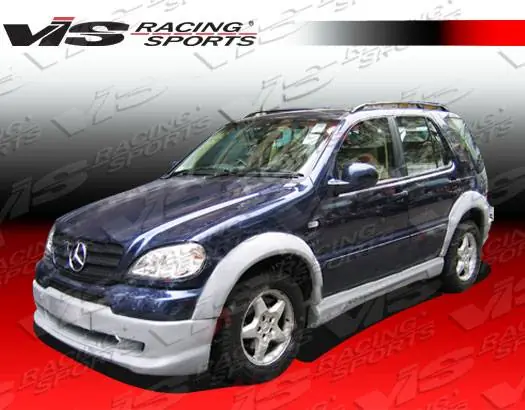 Fast Shipping Mercedes-Benz ML VIS Racing Werk Side Skirts - 98MEW1634DWK-004