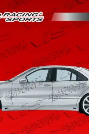 New Arrival Mercedes-Benz S Class VIS Racing Laser Side Skirts - 07MEW2214DLS-004