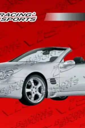 Best Choice Mercedes-Benz SL VIS Racing Laser Side Skirts - 03MER2302DLS-004