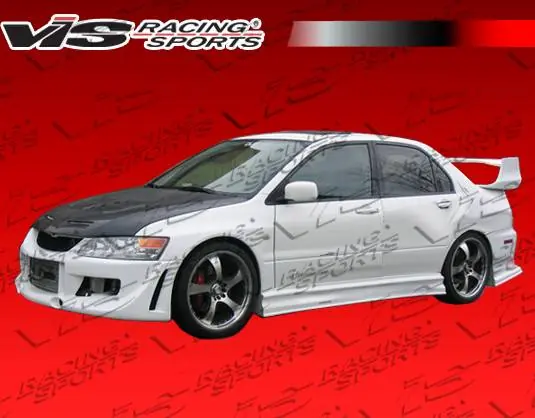 Mitsubishi Evolution 8 VIS Racing Invader Side Skirts - 03MTEV84DINV-004 Modern