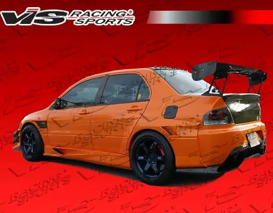 Mitsubishi Evolution 8 VIS Racing VTX Widebody Side Skirts - 03MTEV84DVTXWB-004 Buy Today