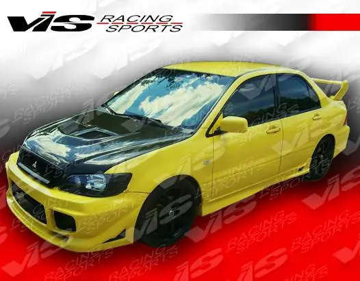 Next Day Delivery Mitsubishi Lancer VIS Racing Apex Side Skirts - 02MTLAN4DAPX-004
