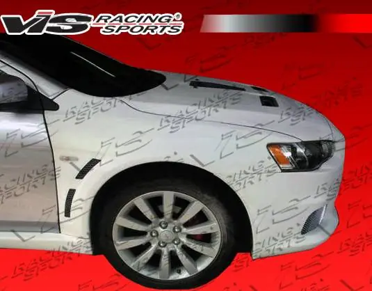 Mitsubishi Lancer VIS Racing EVO X Widebody Side Skirts - 08MTLAN4DEVXWB-004 Crafted