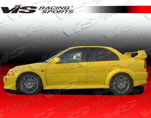 Mitsubishi Mirage 2DR VIS Racing Evolution-5 Side Skirts - 97MTMIR2DEVO5-004 Price Cut