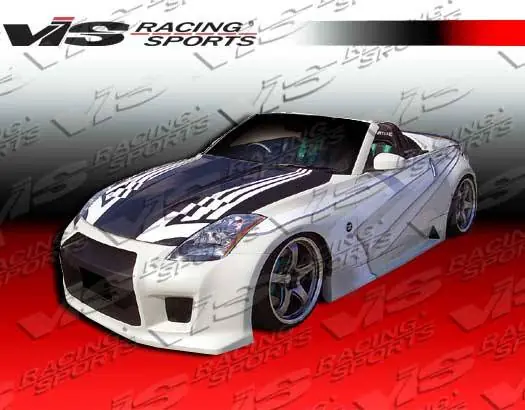 Professional Grade Nissan 350Z VIS Racing R-35 Side Skirts - 03NS3502DR35-004