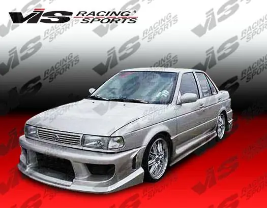 Bargain Nissan Sentra VIS Racing Striker Side Skirts - 95NSSEN4DSTR-004