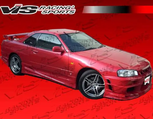 Nissan Skyline VIS Racing Ballistix Side Skirts - 99NSR34GTRBX-004 Express Delivery